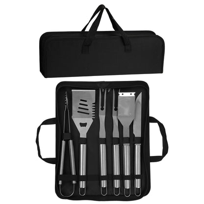 16 Inch Stainless Steel BBQ Grill Tools & Grilling Accessories Set