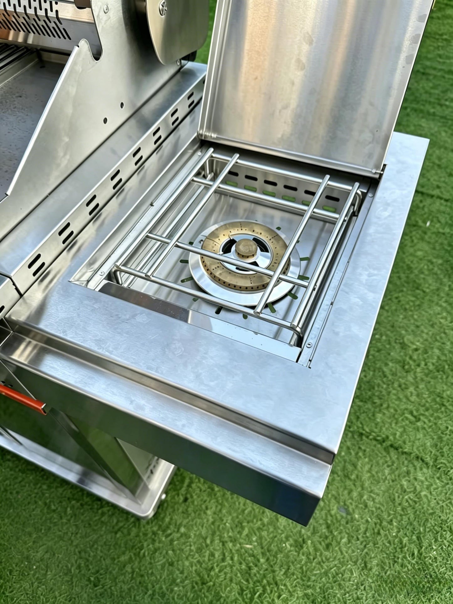 52,000 BTU 6-Burner Propane Gas Grill with LED Lights, SUS304 Stainless Steel Construction